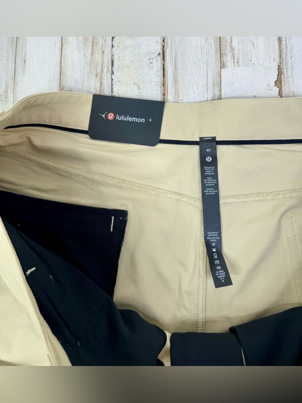 Lululemon ABC Classic Fit Trouser Warpstreme True Tan Men's Size 40x29 NWT - Picture 5 of 11